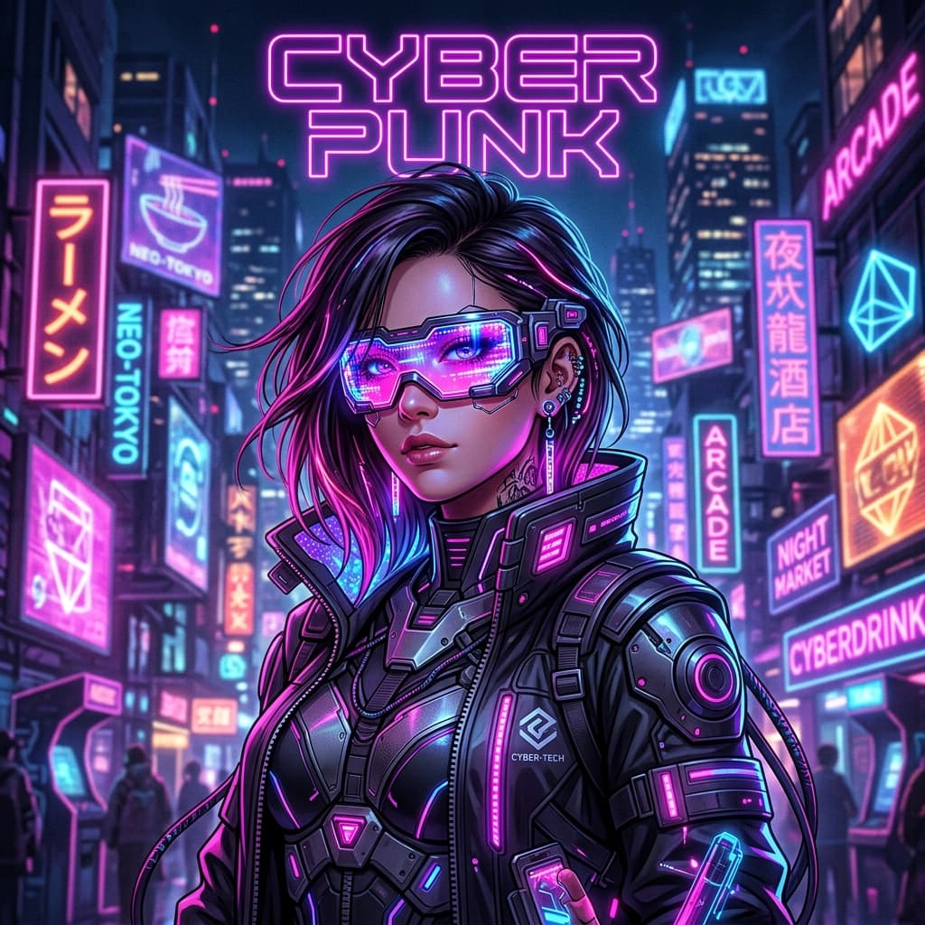 Neon Cyberpunk Key visual